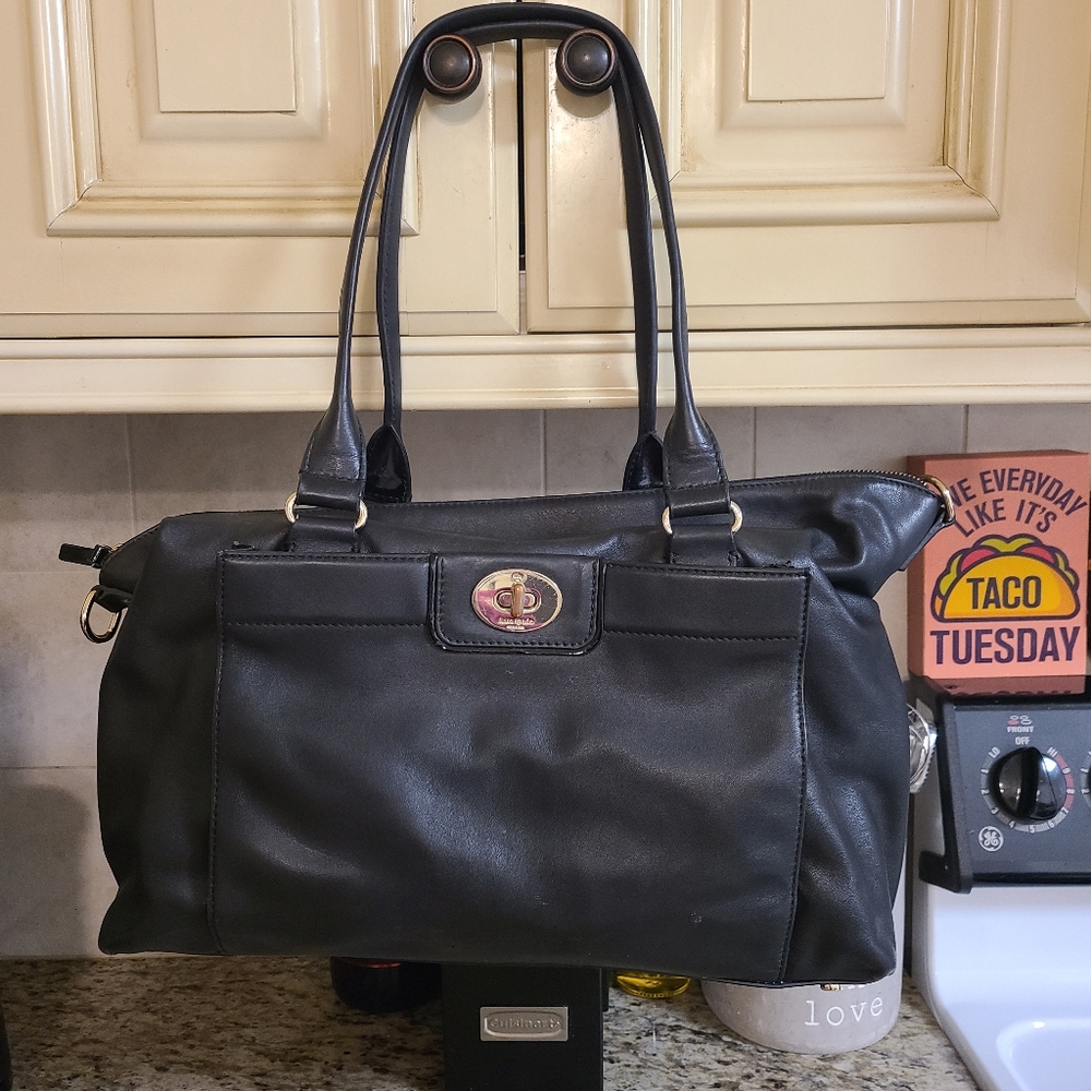 Kate Spade Black Shoulder Purse Leather